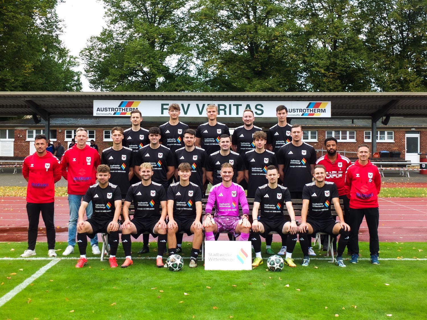 Mannschaftsfoto der 1. Herren des FSV Veritas Wittenberge/Breese
